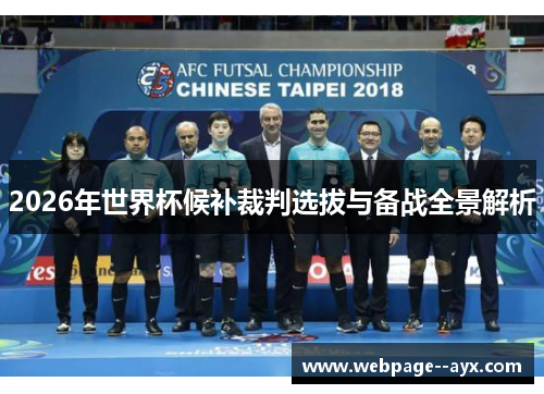 2026年世界杯候补裁判选拔与备战全景解析